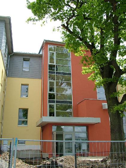 Auenansicht Glasfasade